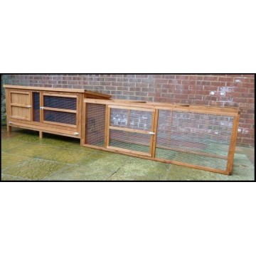 image: The Malling Extended super Single- Deluxe heavy duty Hutch/run