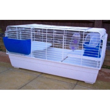 image: **Rabbit 120 Deluxe indoor plastic cage
